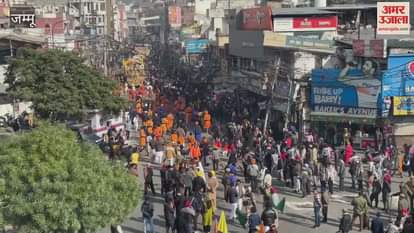 VIDEO : Grand city kirtan in Jammu on the Prakash Utsav of Guru Gobind Singh, crowd of lakhs participated