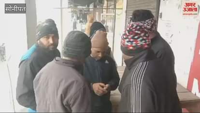 VIDEO : Thieves broke into Sonipat by breaking the roof and tried to cut the ATM