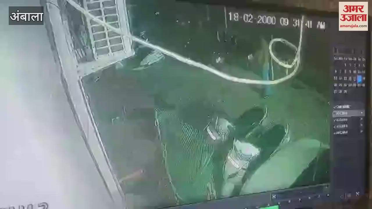 VIDEO : dozen armed miscreants created ruckus in Ambala, vandalized two houses