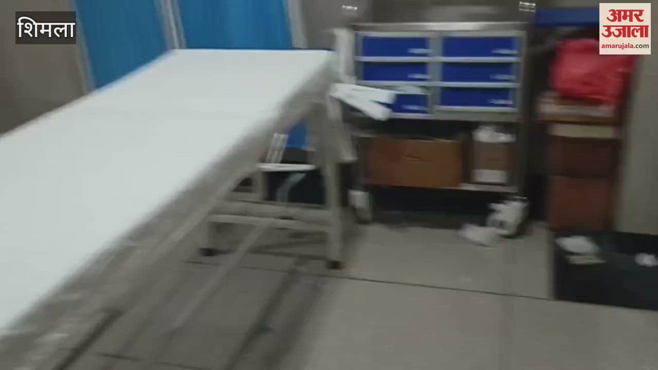 VIDEO : Cleaning staff at IGMC Shimla stopped work filth spread everywhere