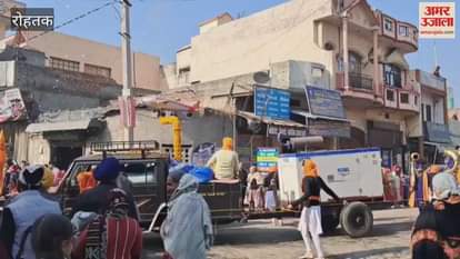 VIDEO : Nagar Kirtan in Rohtak on the occasion of Parkash Utsav of Guru Gobind Singh