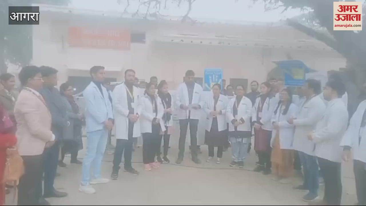 VIDEO : एसएन मेडिकल कॉलेज में दिलाई गई हैंड हाइजीन की शपथ, वॉकथॉन का आयोजन; मनाया 32 बच्चियों का जन्मदिन