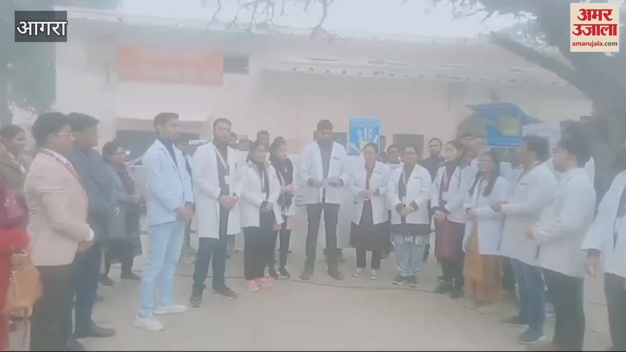 VIDEO : एसएन मेडिकल कॉलेज में दिलाई गई हैंड हाइजीन की शपथ, वॉकथॉन का आयोजन; मनाया 32 बच्चियों का जन्मदिन