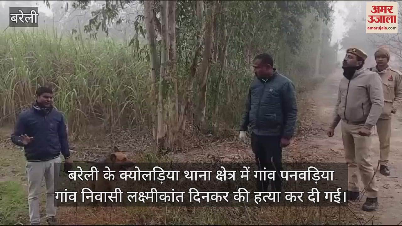 VIDEO : बरेली के क्योलड़िया में धारदार हथियार से युवक की हत्या