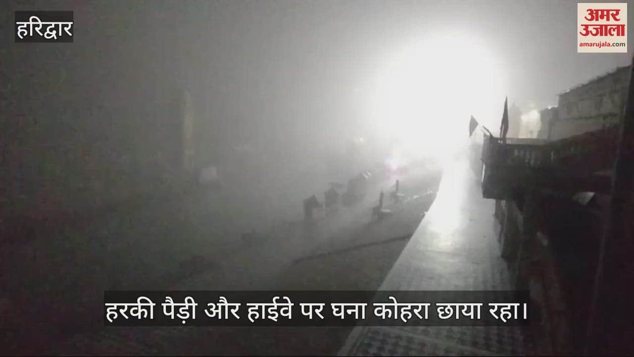 VIDEO : Due to fog speed of vehicles on the roads has slowed down Haridwar Uttarakhand News