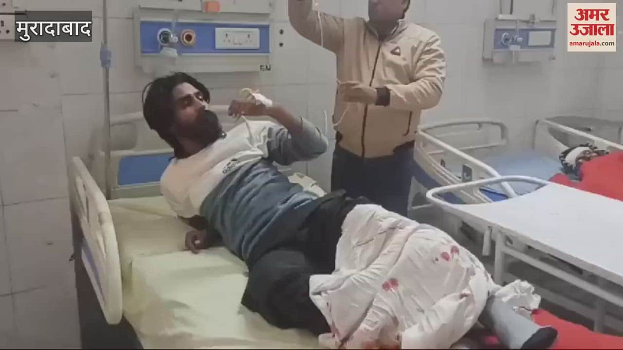 VIDEO : Two encounters in Moradabad in 12 hours, STF rescued Jio Fiber manager, two criminals shot