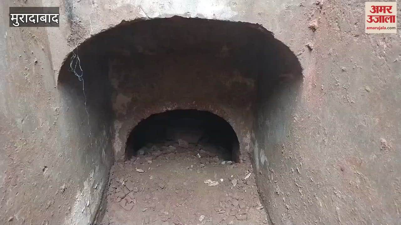 VIDEO : चंदाैसी में बावड़ी को अस्तित्व में लाने के लिए खोदाई का कार्य रहा बंद, निकाला गया मलबा