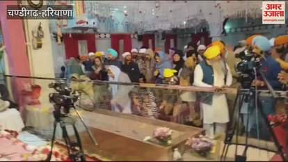 VIDEO : CM Naib Saini paid obeisance at Gurdwara Nada Sahib