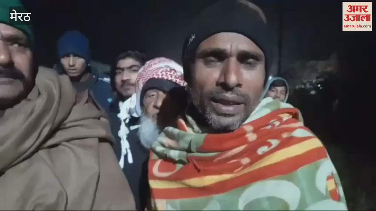 VIDEO : Meerut: A young man's neck was cut with a Chinese manjha, when he fell from the bike he was left hanging from his torso