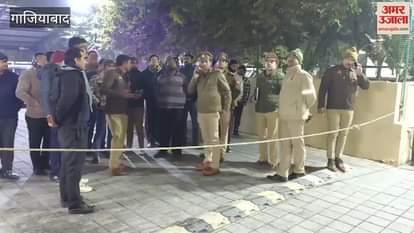 VIDEO : businessman dies after falling from ninth floor in Ghaziabad