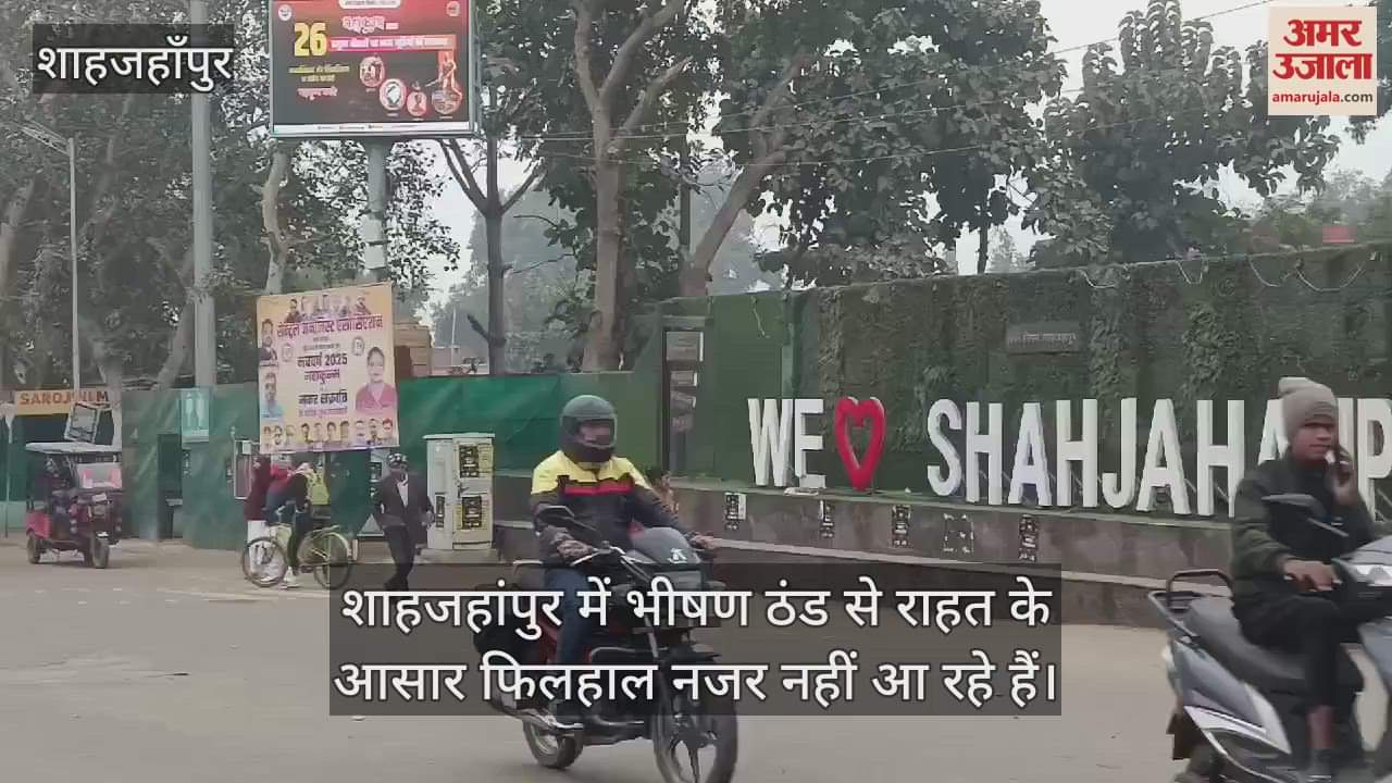 VIDEO : शाहजहांपुर में सर्द हवा से गलन बरकरार, अगले तीन दिन बारिश में बारिश के आसार