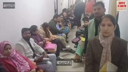 VIDEO : Baghpat: Covid questions came in interview, 80 participated in eight vacancies