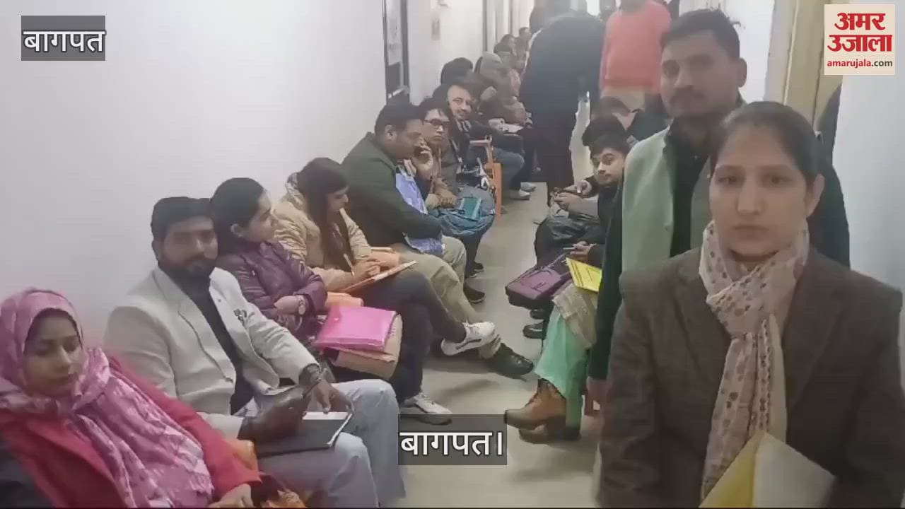 VIDEO : Baghpat: Covid questions came in interview, 80 participated in eight vacancies