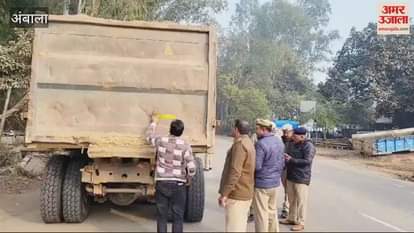 VIDEO : Police action against drivers breaking traffic rules in Ambala's Barara, challans issued