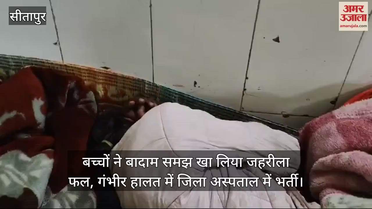 VIDEO : बच्चों ने बादाम समझ खा लिया जहरीला फल, गंभीर हालत में जिला अस्पताल में भर्ती