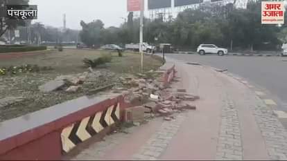 VIDEO : one died in accident in panchkula