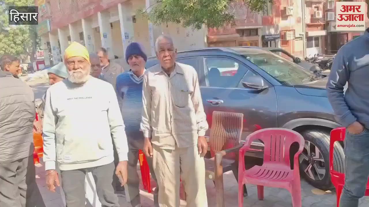 VIDEO : Angry shopkeepers gave ultimatum due to theft of generator parts in Hisar