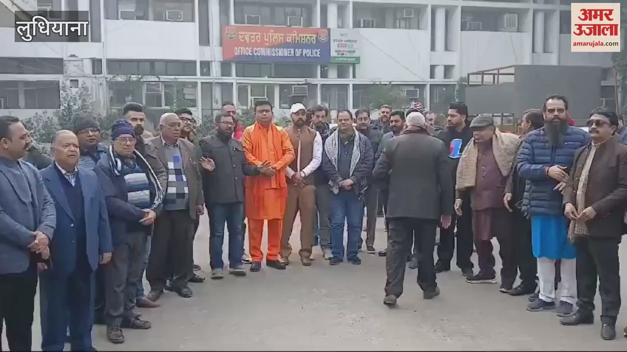 VIDEO : Hindu organizations met police commissioner in Ludhiana regarding the theft in temple