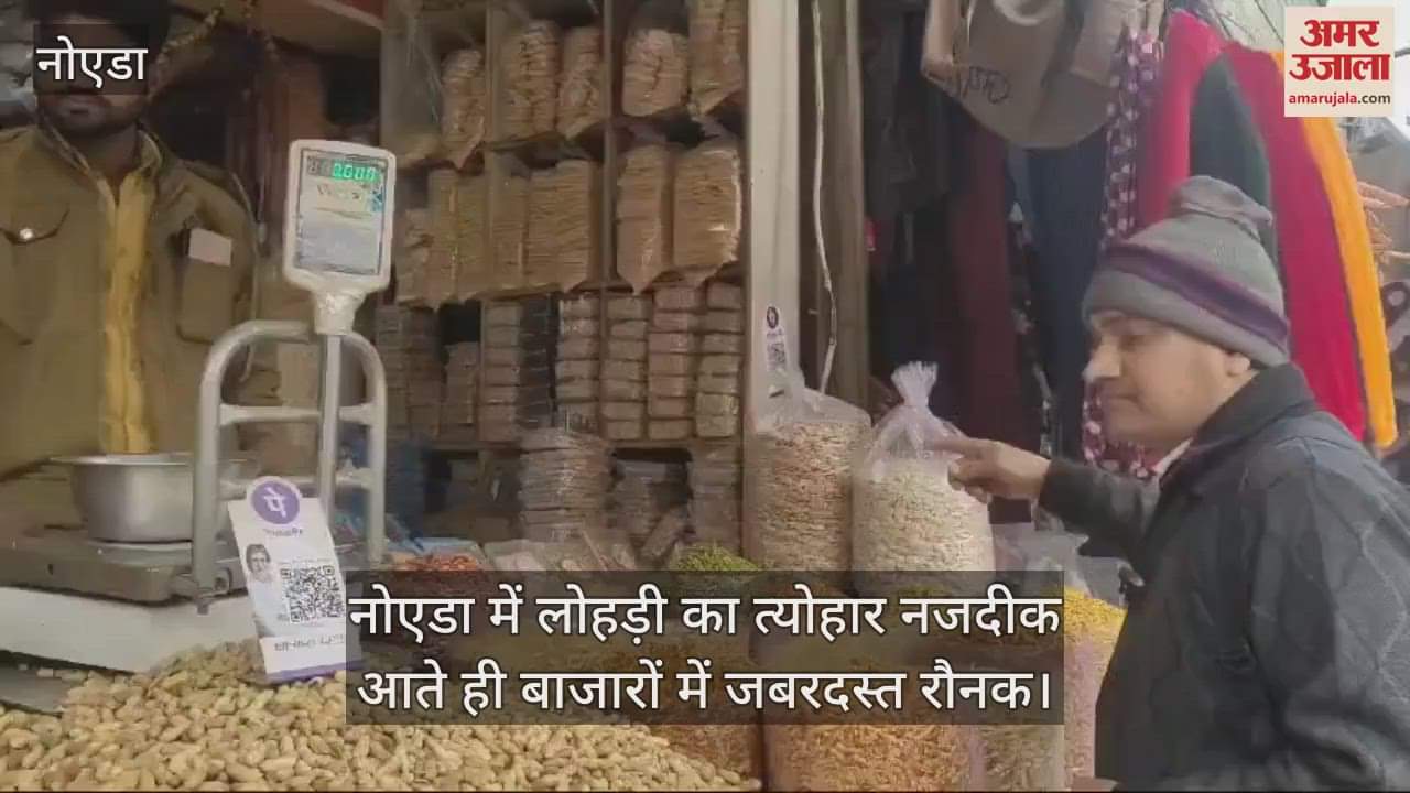 VIDEO : Shopping for clothes and Gajak-Rewadi is in full swing on Lohri festival