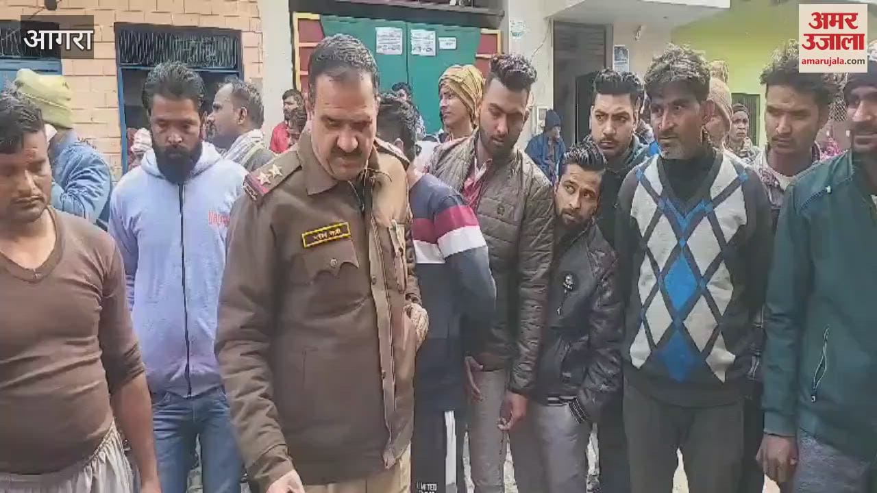 VIDEO : gas cylinder explosion in agra create panic