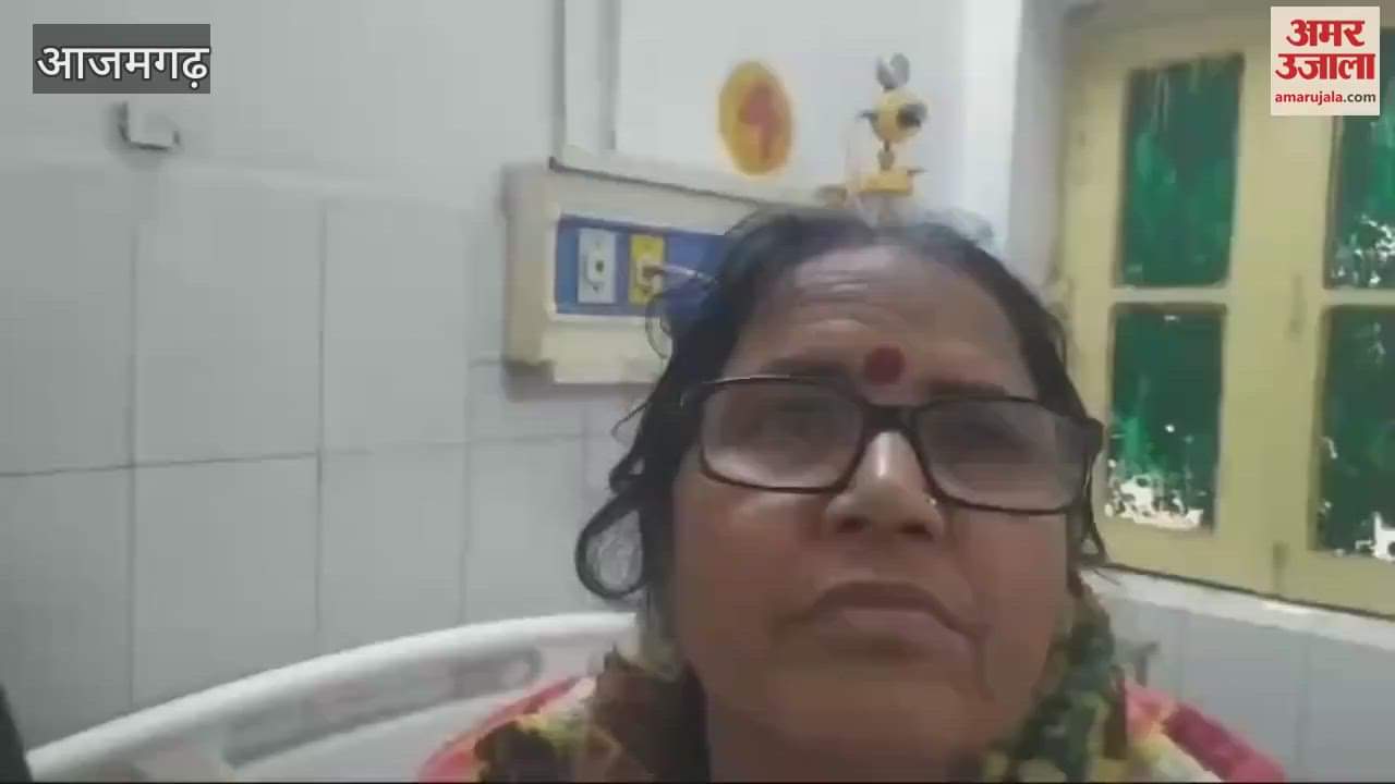 VIDEO : gun shot young man in azamgarh son running hearing mother voice scuffle front of house