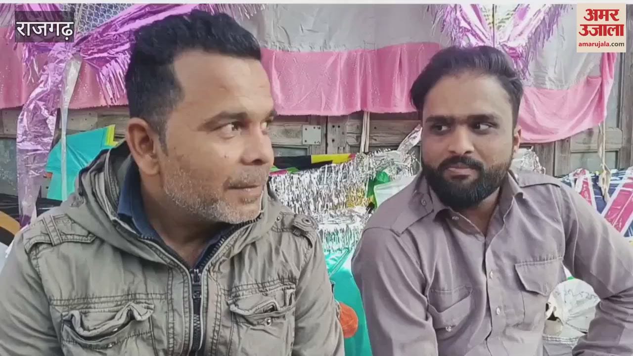 Makar sankranti PM Modi and Pushpa's craze on kites in Rajgarh, there is no fire but flowers