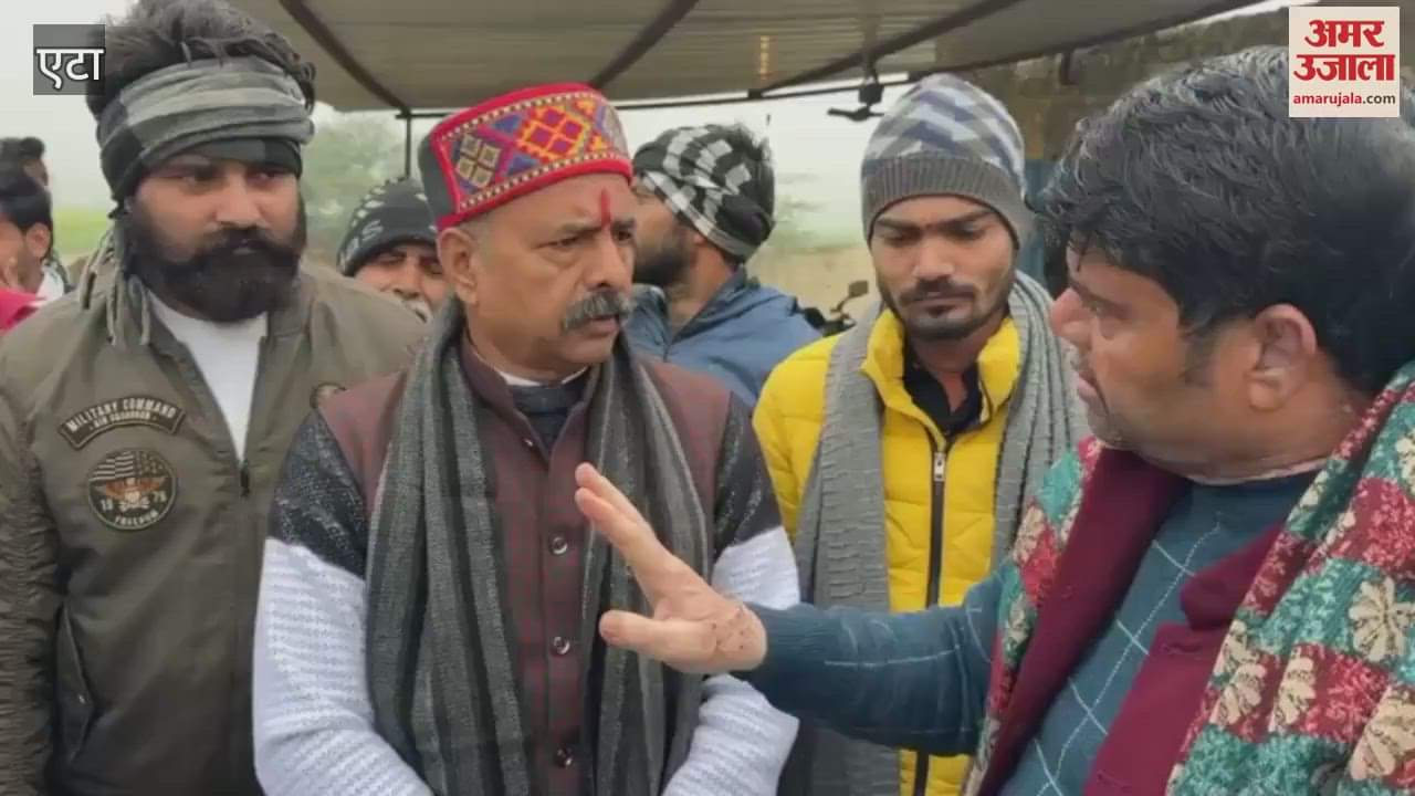 VIDEO : Gau seva aayog member inspected cow shed in etah