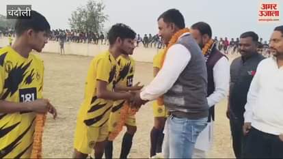 VIDEO : Bihar team defeated Navdurga Sporting Club football match maintained lead till end