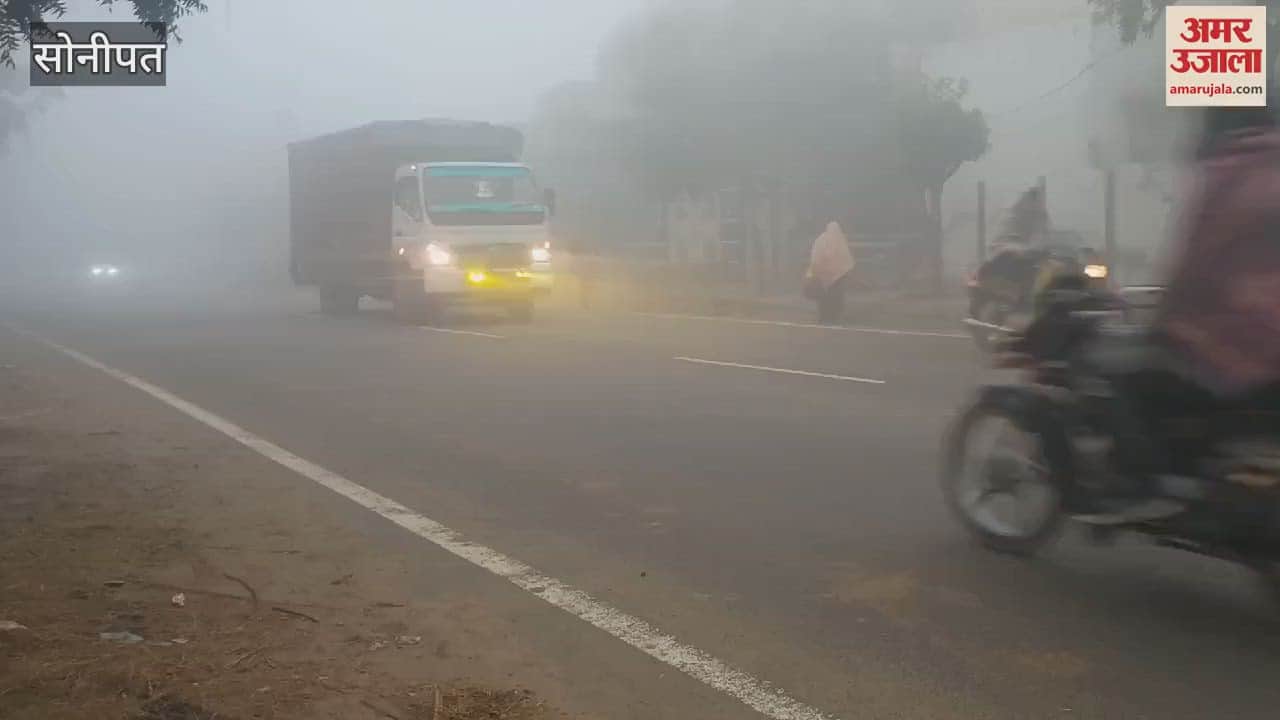VIDEO : Fog becomes a problem in Sonipat, new western disturbance will be active today