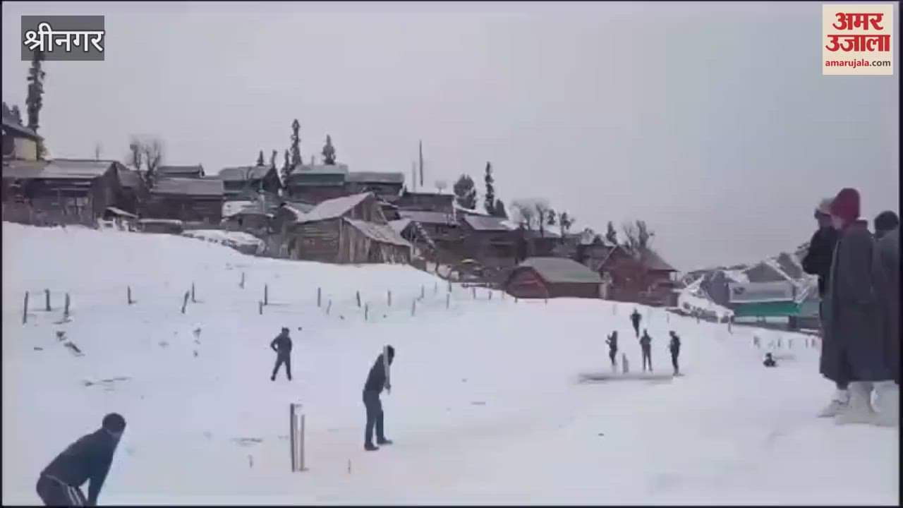 VIDEO : Cricket on snow field in Gurez Valley, area cut off from Kashmir becomes exciting sports venue
