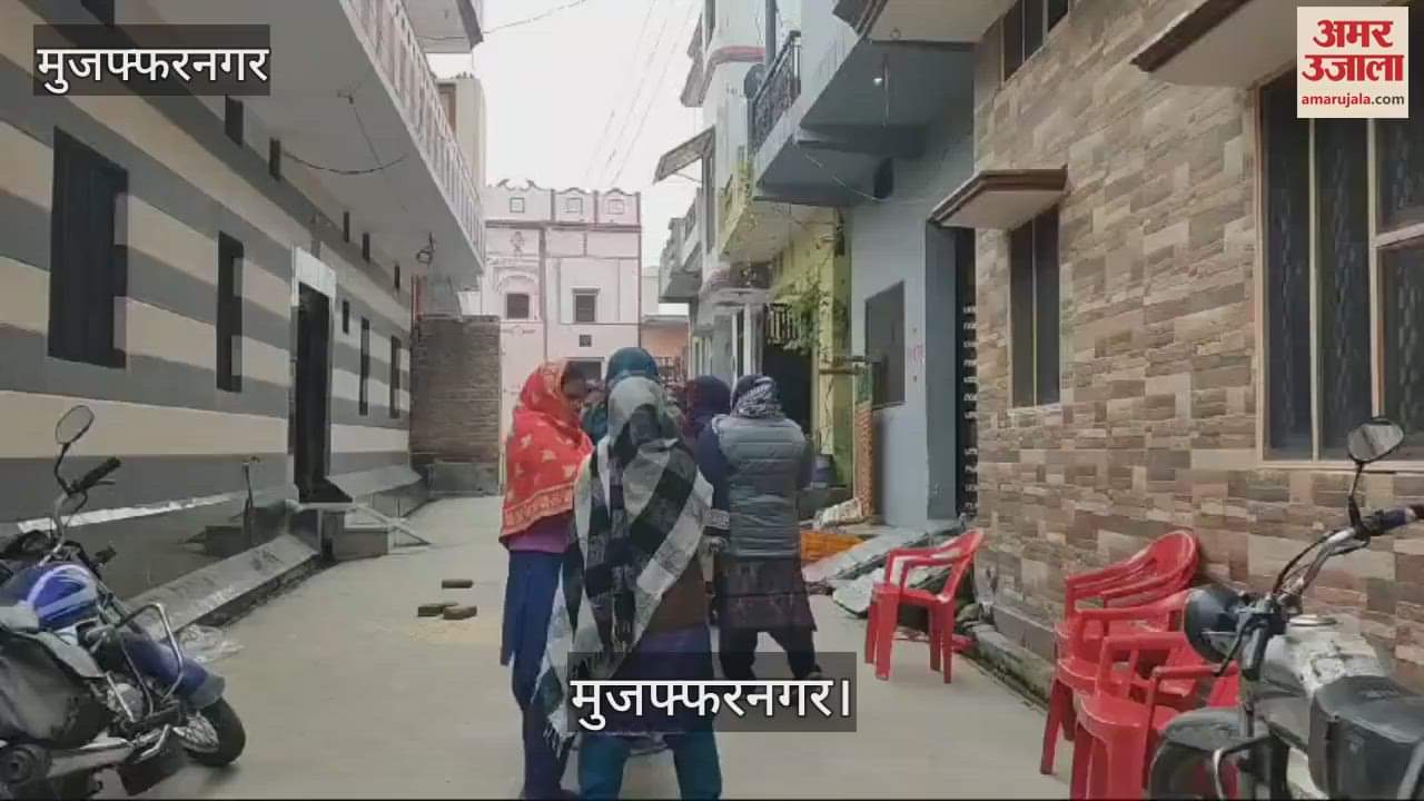 VIDEO : In Muzaffarnagar accident, husband returning from Vrindavan died, wife injured
