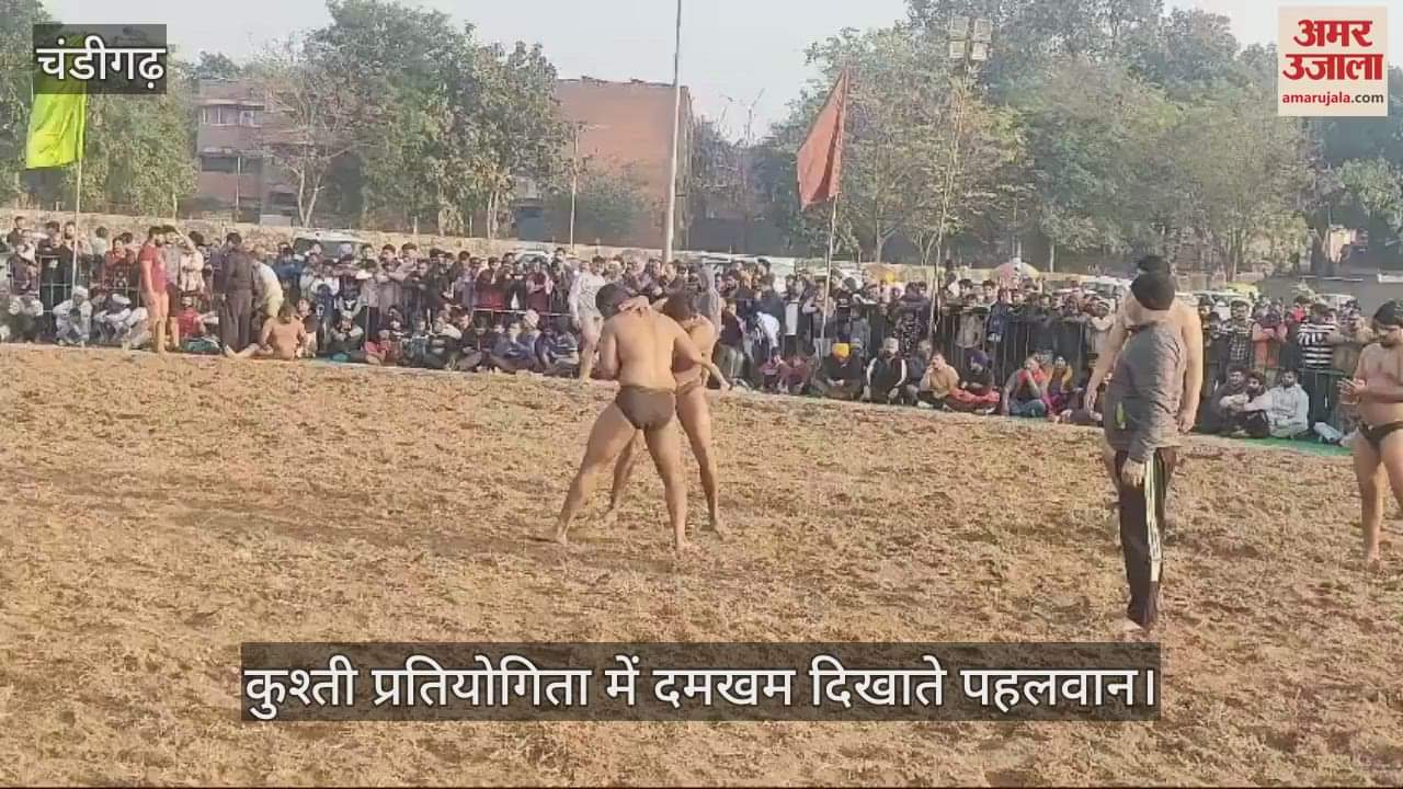 VIDEO : चंडीगढ़ में दंगल, दूसरे राज्यों से आए पहलवानों ने दिखाया दमखम