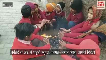 VIDEO : चित्रकूट में खुले स्कूल…कोहरे व कड़ाके की ठंड में पहुंचे नन्नें-मुन्ने, आग जलाकर तापते दिखे