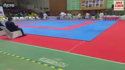 VIDEO : Karate competition started in Rohtak MDU