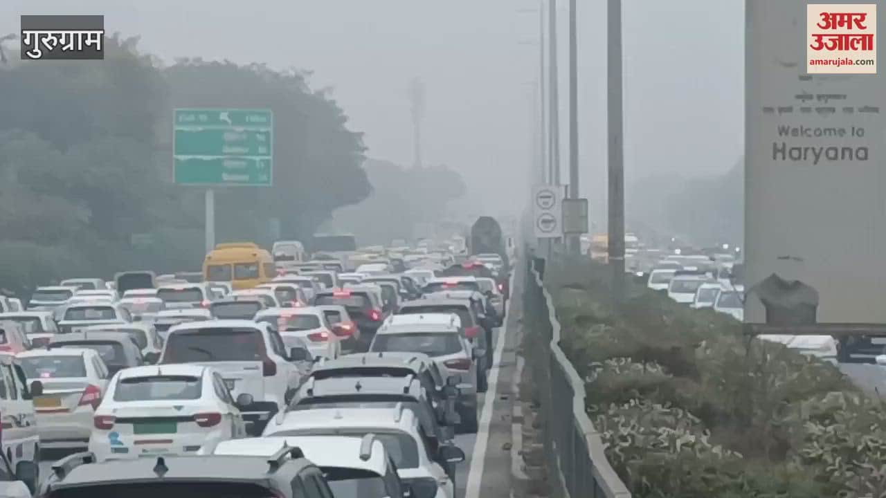 VIDEO : 2-5 KM long jam on Delhi-Gurugram Expressway