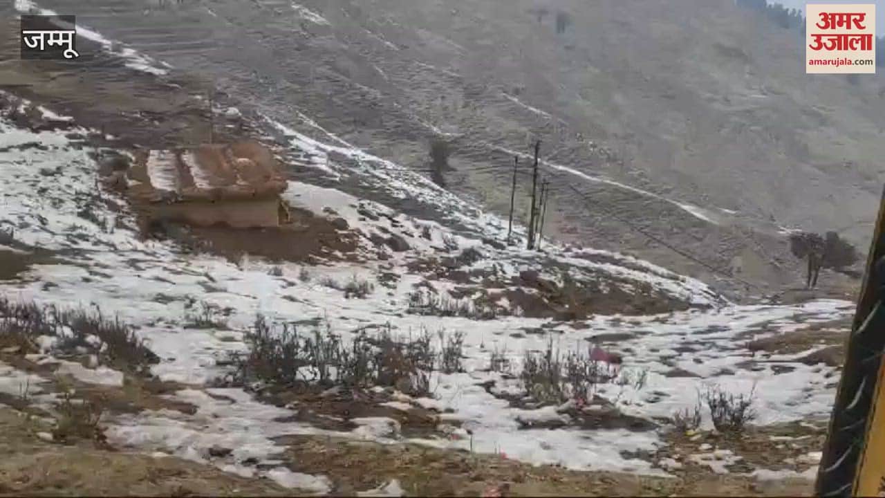 VIDEO : Enjoy snowfall in Natha Top of Jammu division, influx of tourists