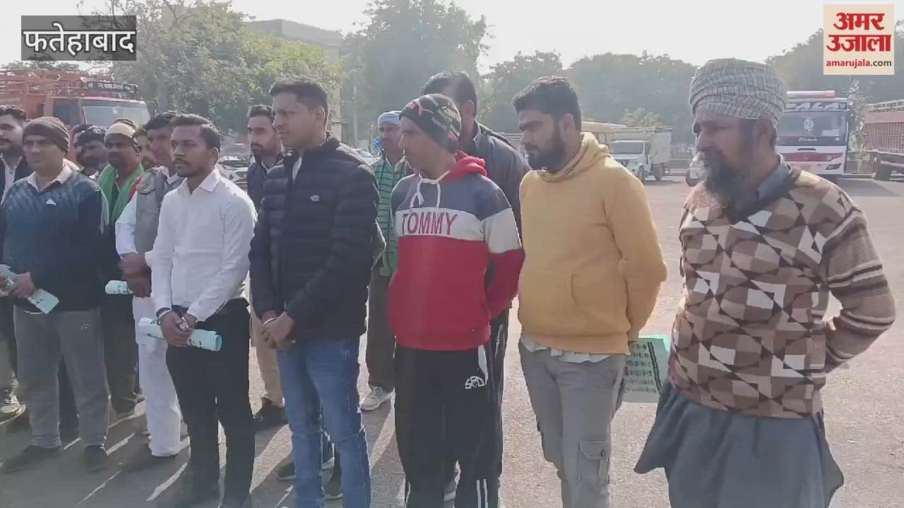 VIDEO : फतेहाबाद में चालकों को दी गई यातायात नियमों की जानकारी, आंखों का भी हुआ चेकअप