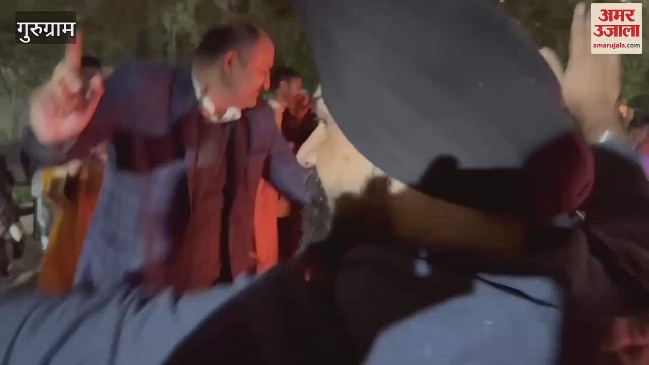 VIDEO : People celebrated Lohri in different societies of Gurugram