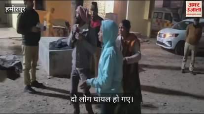 VIDEO : Uncontrolled truck ran over bike riders in Hamirpur, two dead