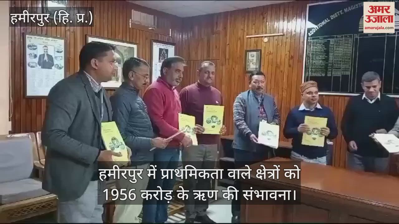 VIDEO : Possibility of loan of Rs 1956 crore to priority sectors in Hamirpur