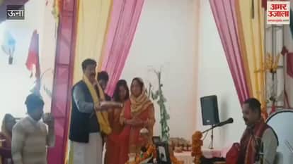 VIDEO : Seven day long Shrimad Bhagwat Katha started at Hotel Haveli Jogipanga in Kutlahad