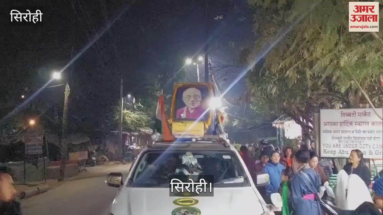 Sirohi 18-member team set out on 15000 km bike rally to save Tibet culture and civilization reached Mount Abu