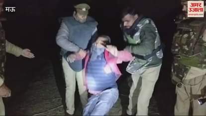 VIDEO : Bullets fired in mau district One miscreant injured condition critical three women arrested