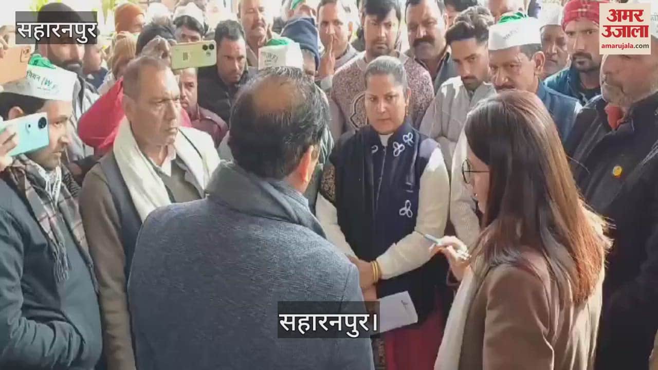 VIDEO : issue of Nagal Rajput pond in Saharanpur village is heating up again