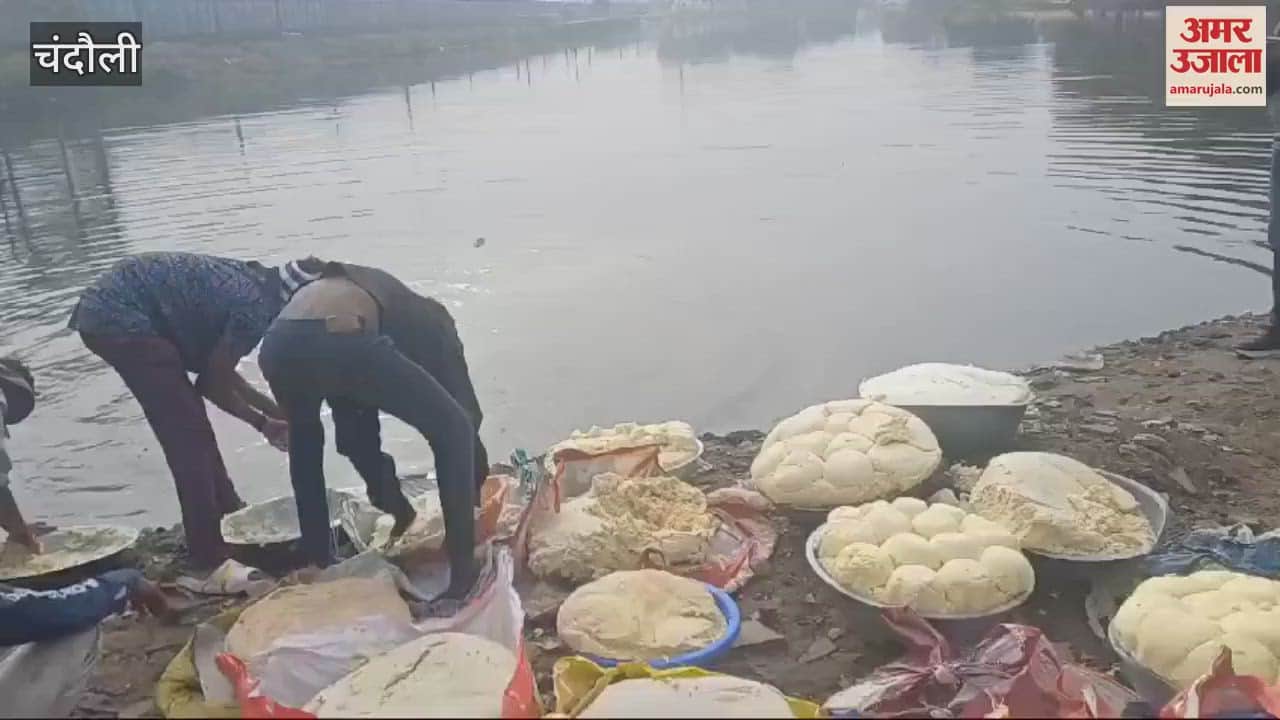 VIDEO : Food department officials threw 25 quintals khoya into the water