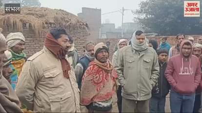 VIDEO : hut caught fire due to a bidi, an old man died after being burnt alive, incident took place in Junavai area