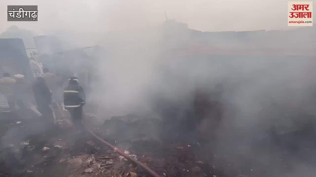 VIDEO : Fire broke out in the furniture market of Sarangpur