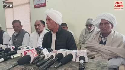 VIDEO : Khaps declare in Hisar, if the demands of farmers are not met on 14th February then there will be a big movement across the country