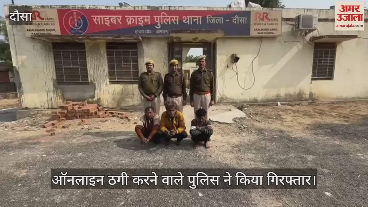 Dausa News: Cyber thugs took out 38 lakh rupees by hacking loan account, three arrested