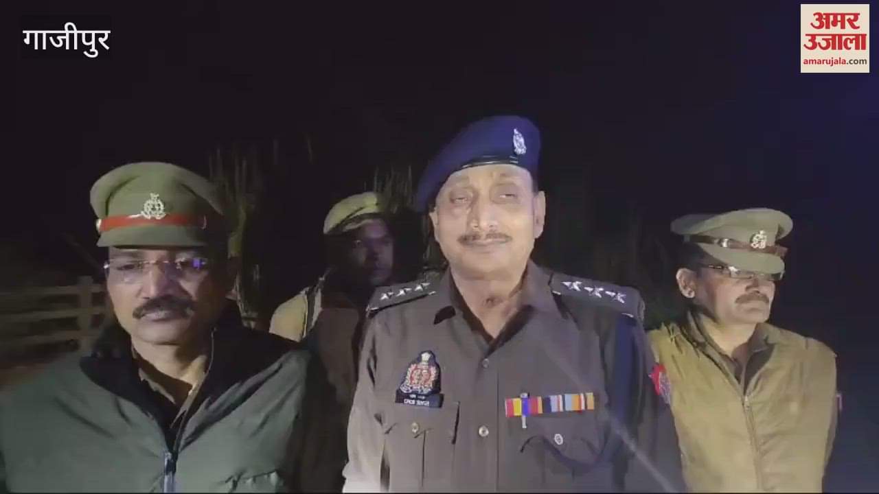 VIDEO : Encounter in Ghazipur One criminal injured another arrested accused in robbery case